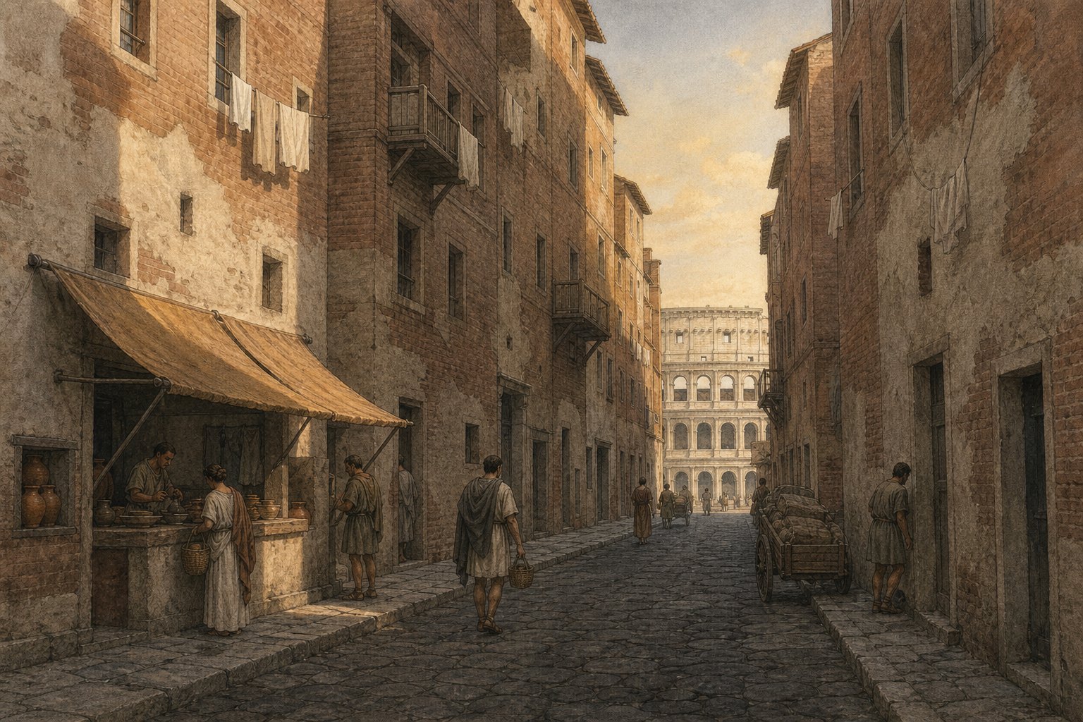 Rome, AD 120 — an illustration made for this film.
