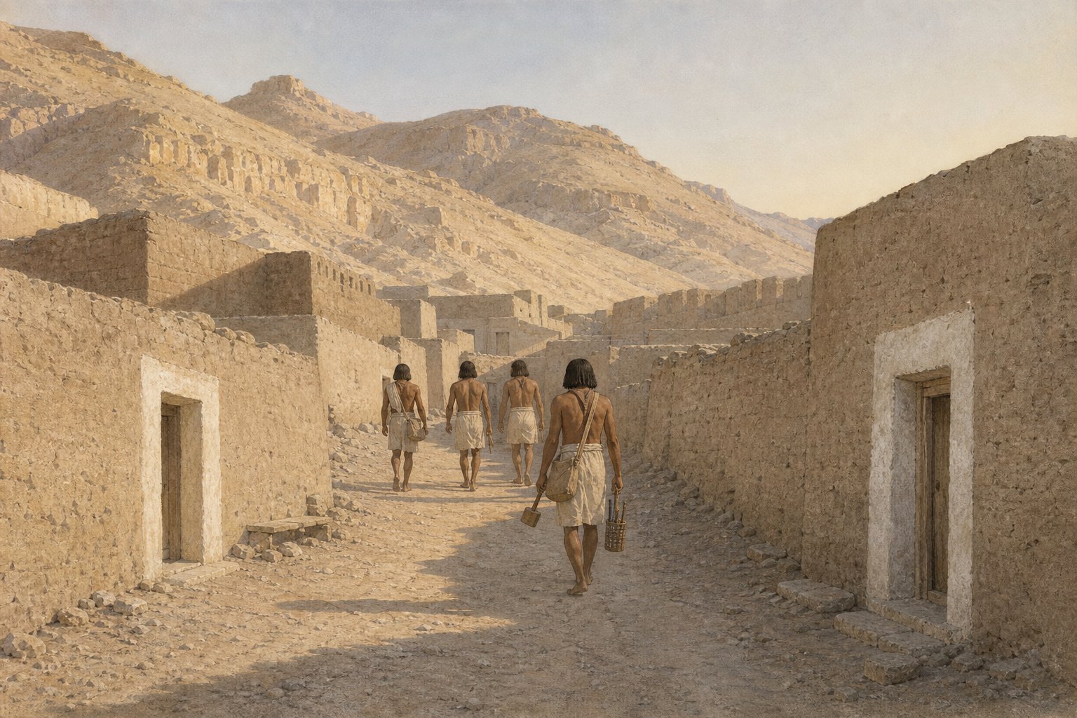 Thebes, 1250 BC — an illustration made for this film.