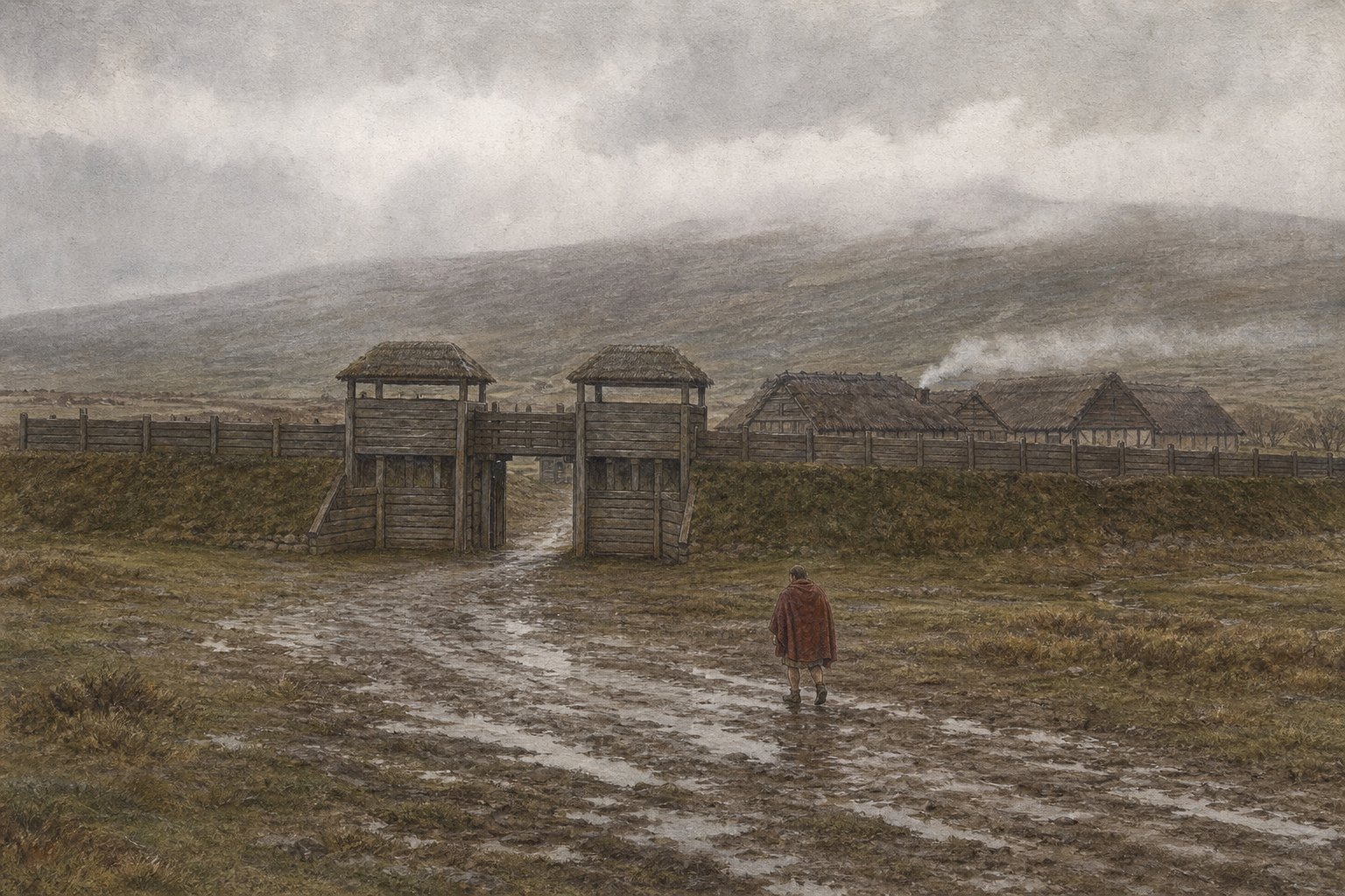 Vindolanda, Britannia, c. AD 100 — an illustration made for this film.